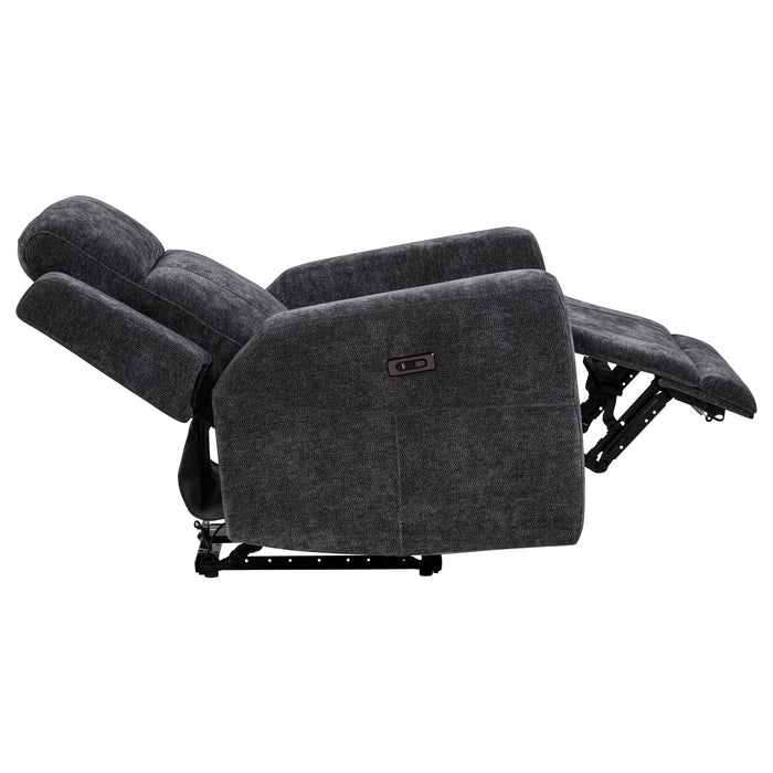 Kennett Chenille Upholstered Power Recliner Chair