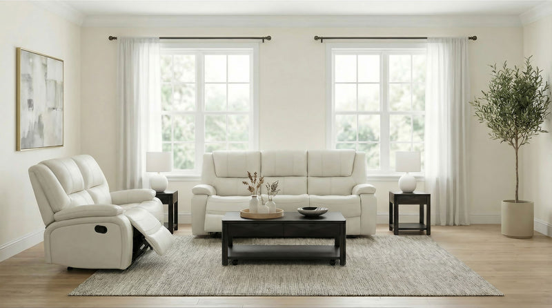 Camila Upholstered Reclining Sofa Set