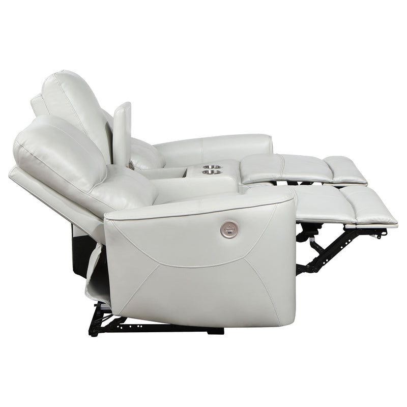 Greenfield Upholstered Power Reclining Loveseat
