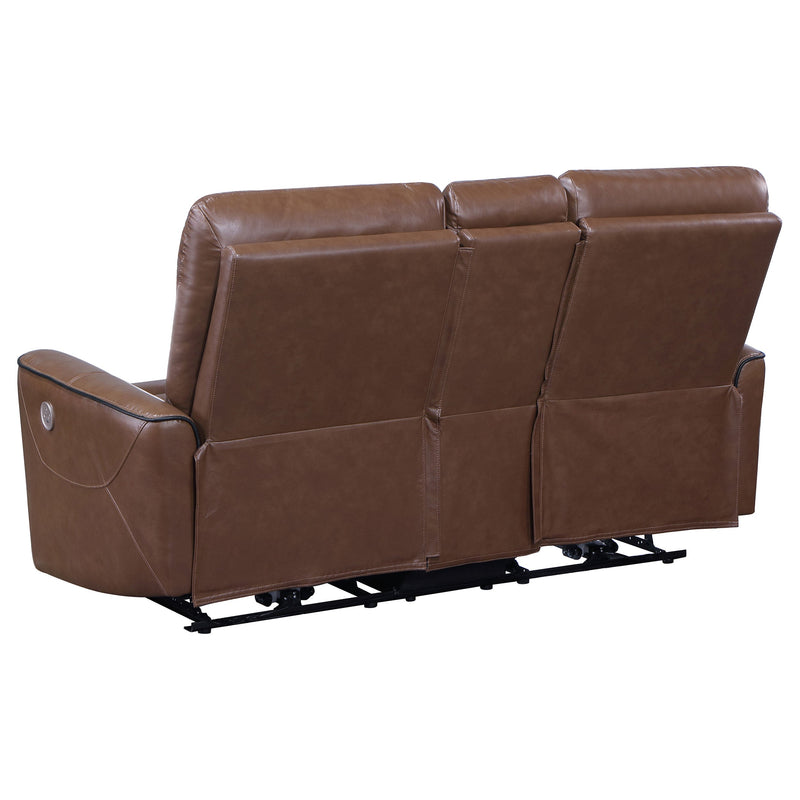 Greenfield Upholstered Power Reclining Loveseat