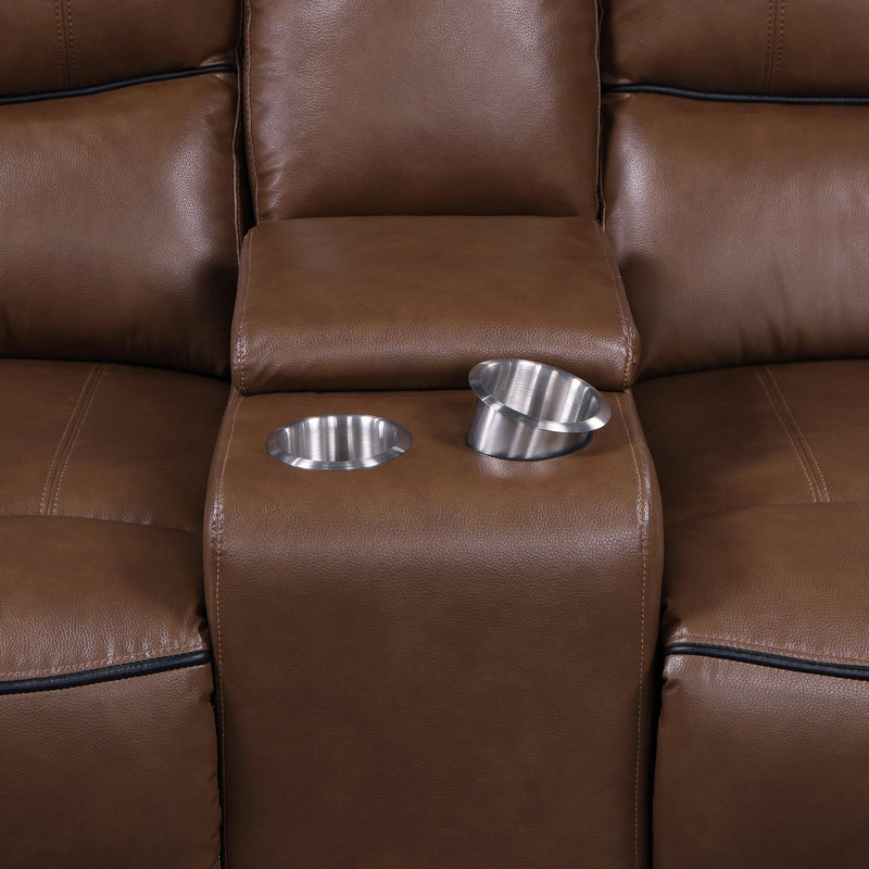 Greenfield Upholstered Power Reclining Loveseat