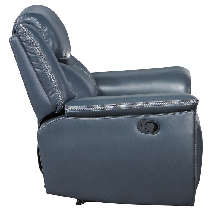 Sloane Upholstered Motion Recliner Chair Blue