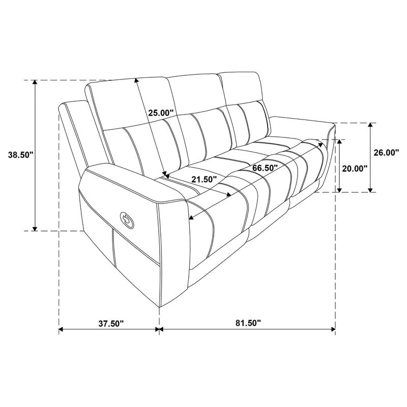 Brentwood Upholstered Motion Reclining Sofa