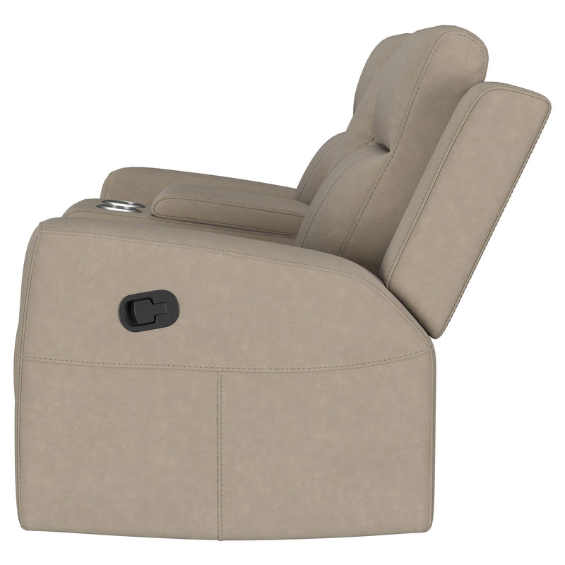 Sillón reclinable Brentwood con movimiento tapizado
