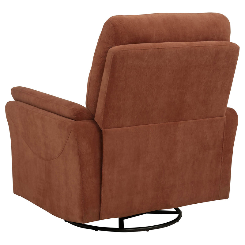 Adler Upholstered Power Swivel Glider Recliner