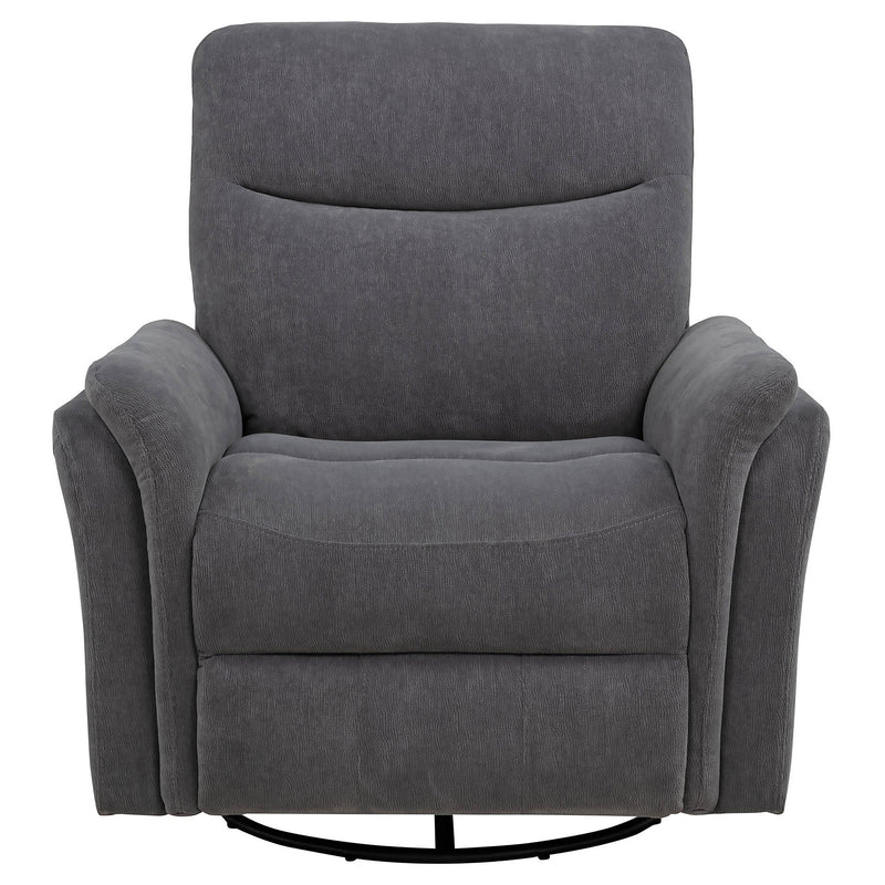 Adler Upholstered Power Swivel Glider Recliner