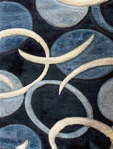 4D SHAGGY Rug Design 6482 Yellow 4x6 (3'9x5'3