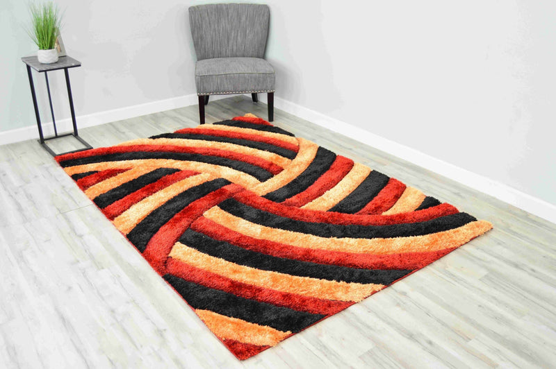 4D SHAGGY Rug Design 6483