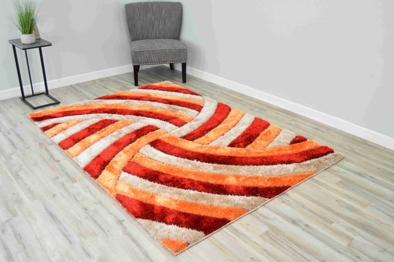 4D SHAGGY Rug Design 6483