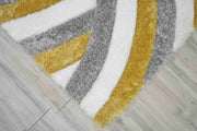 4D SHAGGY Rug Design 6483 Grey 5x8 (5'2x7'5")"