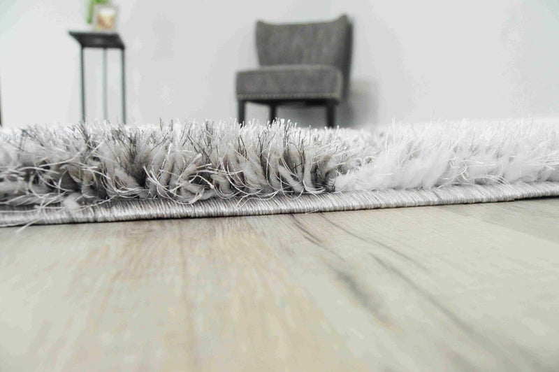 4D SHAGGY Rug Design 6483 Grey 2x8 Runner (2'6x7'9")"
