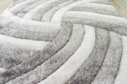 4D SHAGGY Rug Design 6483 Terracotta 2x8 Runner (2'6x7'9")"