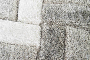 4D SHAGGY Rug Design 6483 Yellow 5x8 (5'2x7'5")"