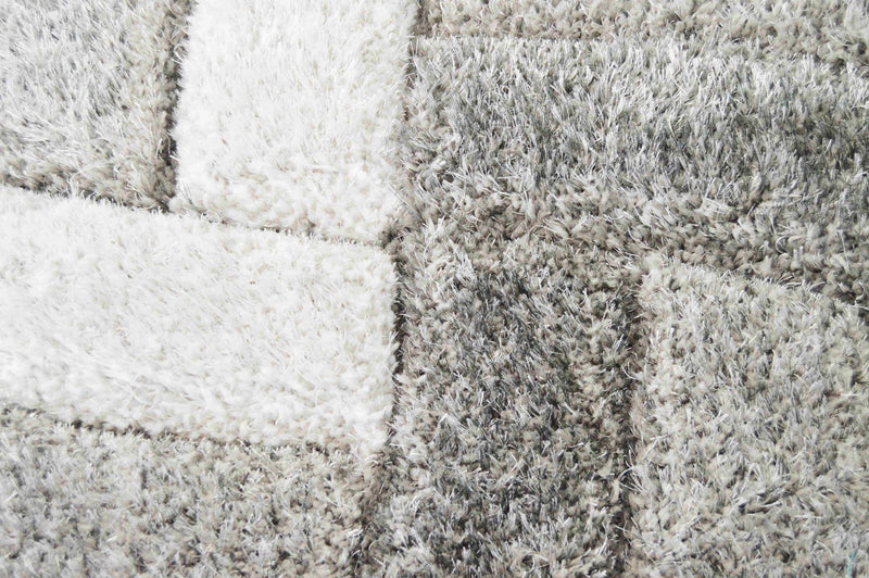 4D SHAGGY Rug Design 6483 Yellow 5x8 (5'2x7'5")"