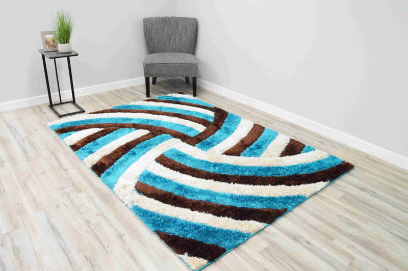 4D SHAGGY Rug Design 6483