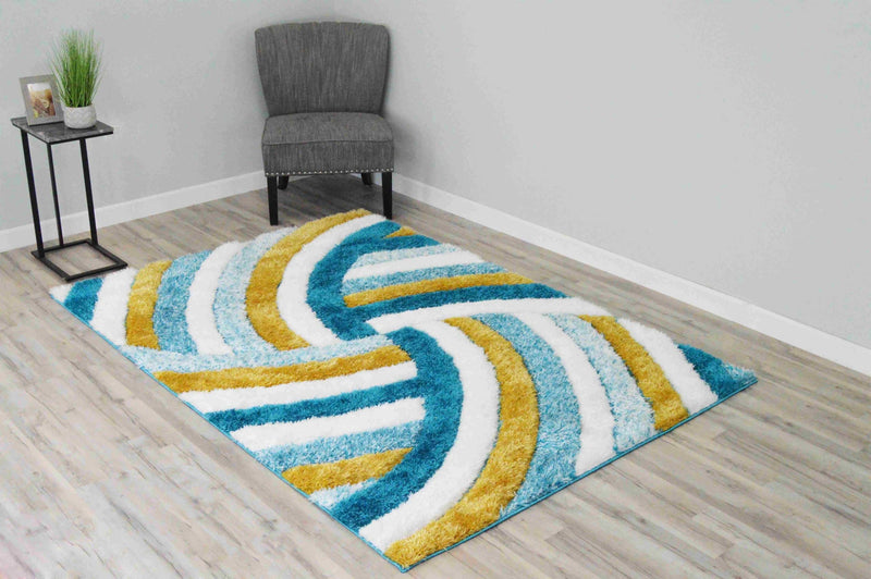 4D SHAGGY Rug Design 6483