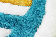 4D SHAGGY Rug Design 6483 Mocha 5x8 (5'2x7'5")"
