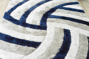 4D SHAGGY Rug Design 6483 Purple 2x4 (2'6x3'9")"