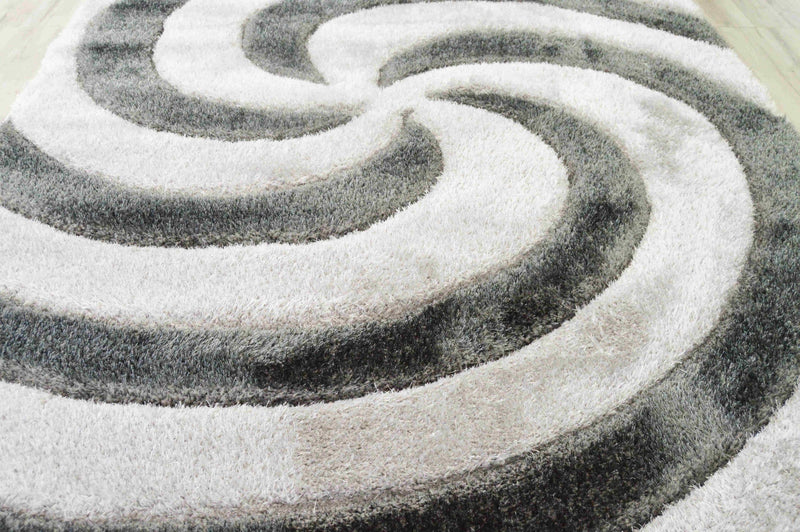 4D SHAGGY Rug Design 6484 Beige 2x4 (2'6x3'9")"
