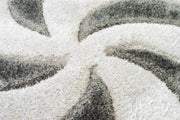 4D SHAGGY Rug Design 6484 Beige 2x8 Runner (2'6x7'9")"