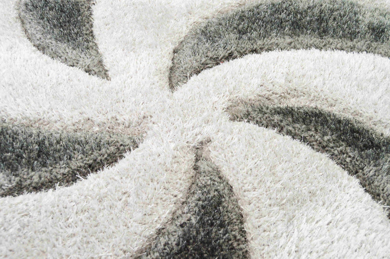 4D SHAGGY Rug Design 6484 Beige 2x8 Runner (2'6x7'9")"