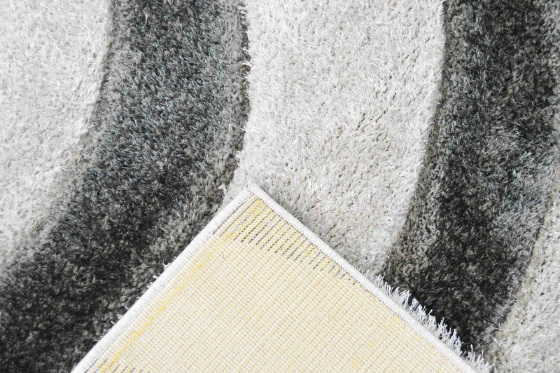 4D SHAGGY Rug Design 6484 Beige 5x8 (5'2x7'5")"