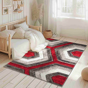4D SHAGGY Rug Design 6485 Brown 8x11 (7'8x10'8")"