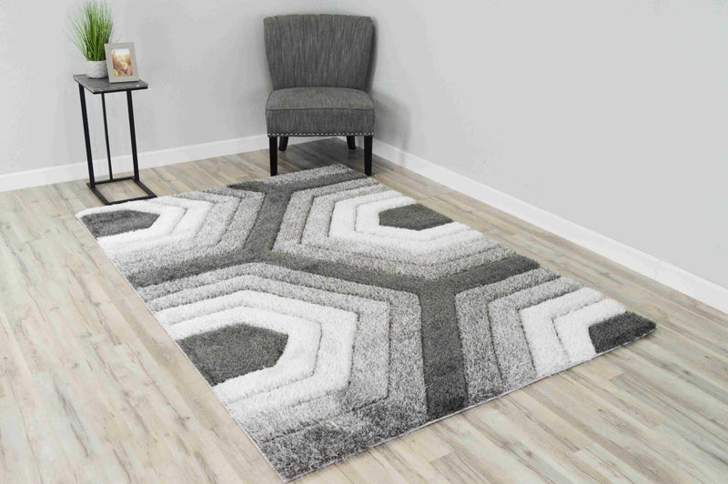4D SHAGGY Rug Design 6485
