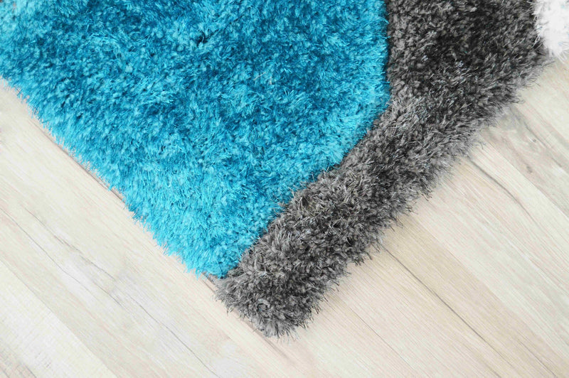 4D SHAGGY Rug Design 6485 Red 5x8 (5'2x7'5")"