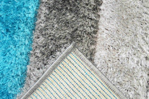 4D SHAGGY Rug Design 6485 Red 2x8 Runner (2'6x7'9")"