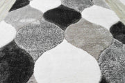 4D SHAGGY Rug Design 6488 Burgundy 2x4 (2'6x3'9")"