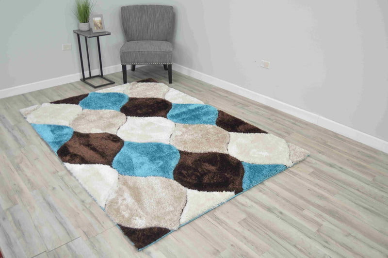 4D SHAGGY Rug Design 6488