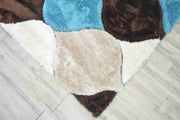 4D SHAGGY Rug Design 6488 Pink 8x11 (7'8x10'8")"