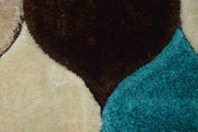 4D SHAGGY Rug Design 6488 Yellow 8x11 (7'8x10'8")"