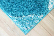 4D SHAGGY Rug Design 6488 Blue 5x8 (5'2x7'5")"