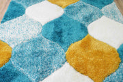 4D SHAGGY Rug Design 6488 Brown 5x8 (5'2x7'5")"