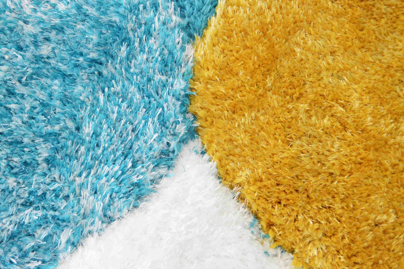 4D SHAGGY Rug Design 6488 Grey 5x8 (5'2x7'5")"