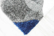 4D SHAGGY Rug Design 6488 Grey 4x6 (3'9x5'3")"
