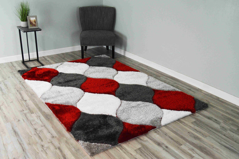 4D SHAGGY Rug Design 6488