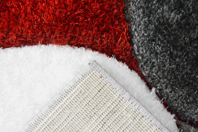 4D SHAGGY Rug Design 6488 Grey 8x11 (7'8x10'8")"