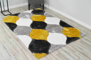 4D SHAGGY Rug Design 6488 Sand 5x8 (5'2x7'5")"