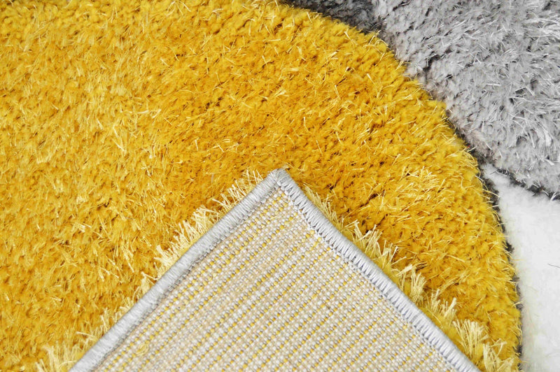 4D SHAGGY Rug Design 6488 Brown 2x8 Runner (2'6x7'9")"