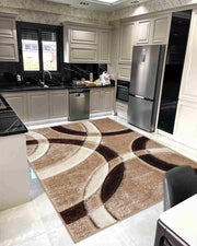 4D SHAGGY Rug Design 6491 Navy 5x8 (5'2x7'5")"