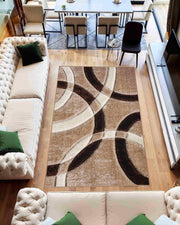4D SHAGGY Rug Design 6491 Navy 8x11 (7'8x10'8")"