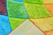 4D SHAGGY Rug Design 6492 Red 5x8 (5'2x7'5")"