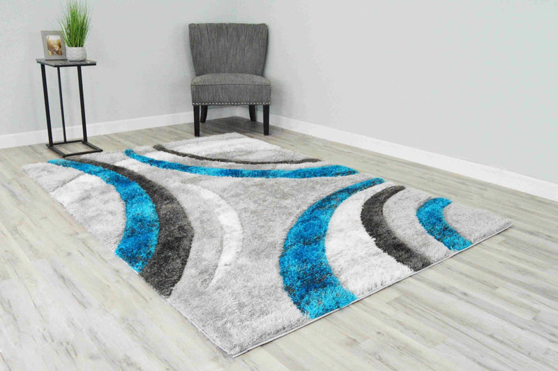 4D SHAGGY Rug Design 6495