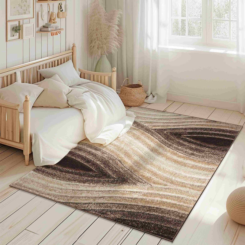 4D SHAGGY Rug Design 6496 Multi 8x11 (7'8x10'8")"