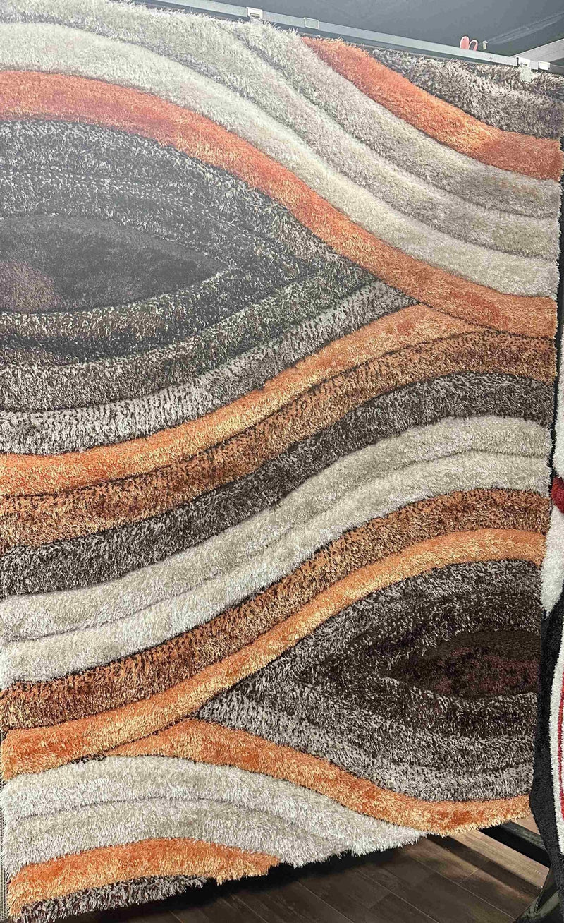 4D SHAGGY Rug Design 6496