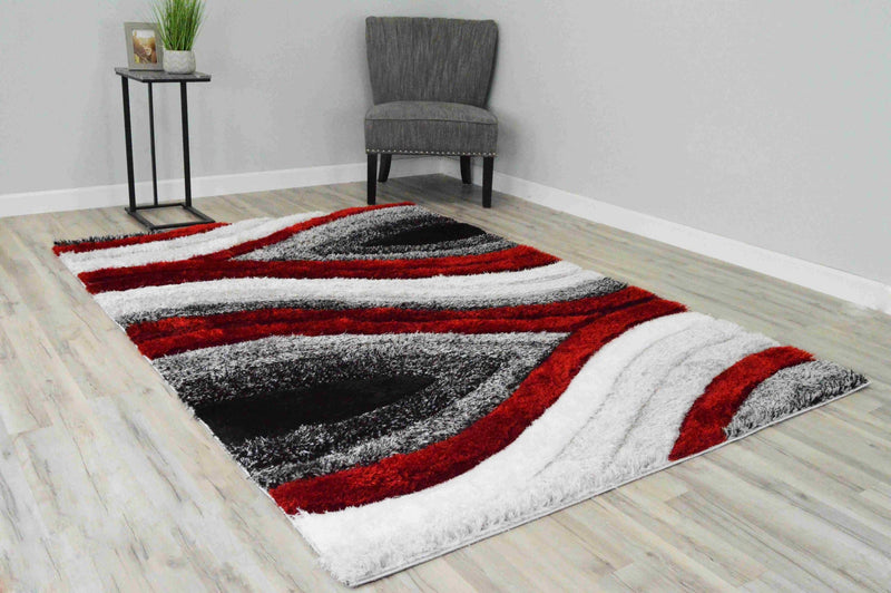4D SHAGGY Rug Design 6496