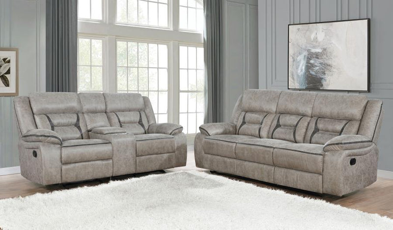Juego de sofá reclinable tapizado Greer